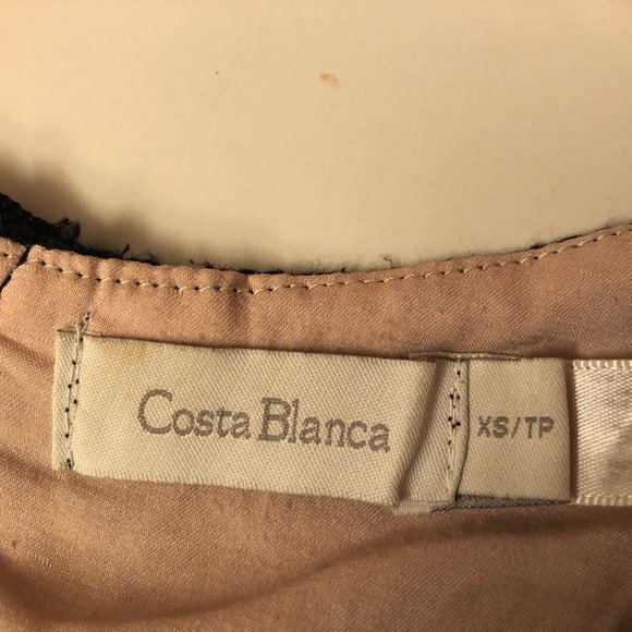 Black lace, lining dress - Picture 3 of 4